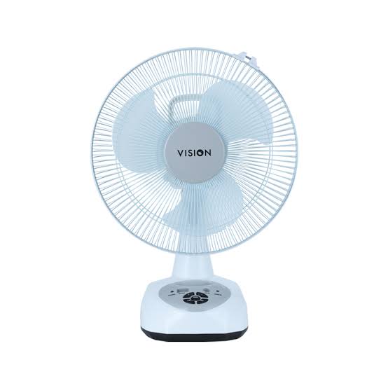 VISION RECHARGEABLE FAN 12"