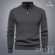 GoodMan Premium Quality Dark Gray Color Full Sleeve Zipper Sweater for Men.