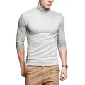 Men’s High neck sweater (Grey)