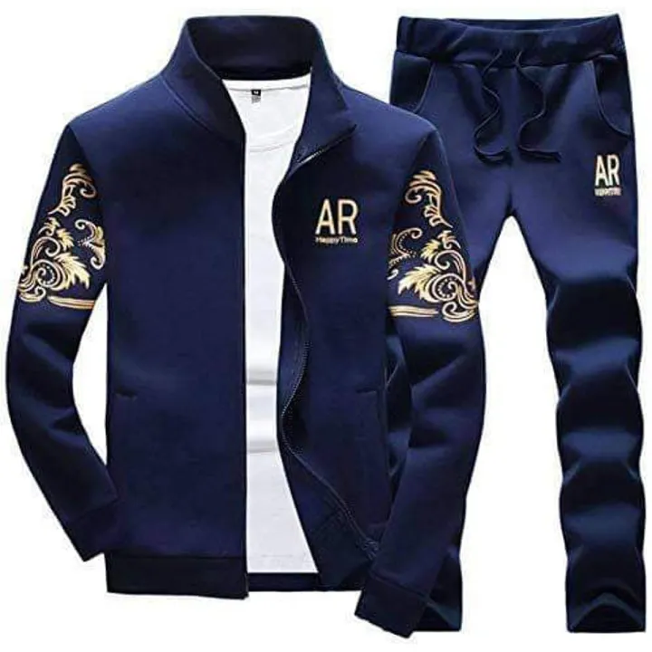 AR Blue Stylish Jacket with pant For Man