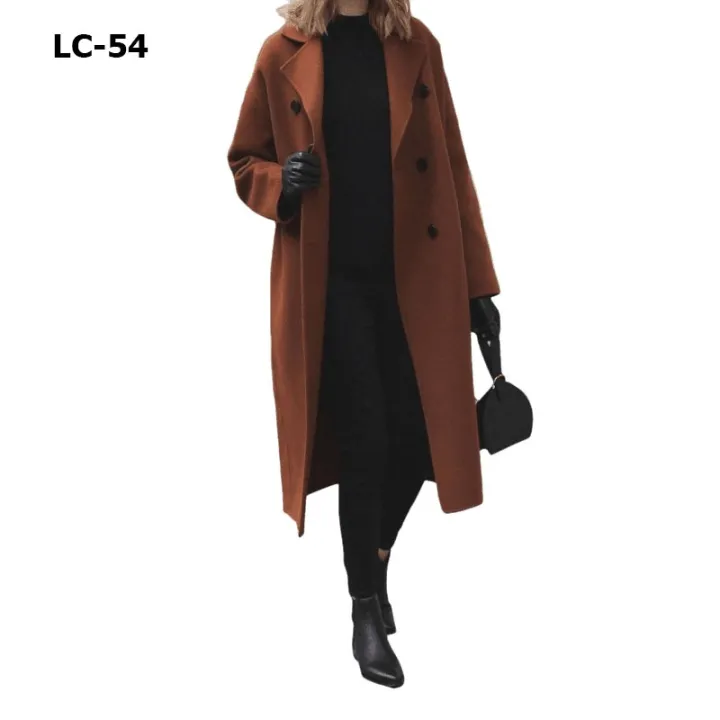 Woman Fashionable Winter Long Coat